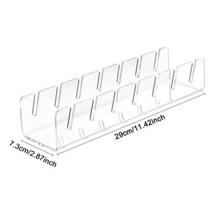 LM 7-Slots Flexible Detachable Caps Holder Baseball Cap <b>Display</b> Rack Acrylic <b>Hat</b> Holder Home Closet Storage - Product Image 4