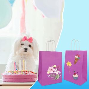 Kraft Paper Gift <b>Bags</b> with Handles Retail Shopping <b>Bags</b> Thanksgiving Celebrations Gift <b>Bags</b> Supermarket Grocery Paper <b>Bag</b> - Product Image 4