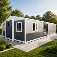 Offre spéciale : Maison d'appartements modulaire préfabriquée de luxe de 40 pieds avec structure de conteneur extensible