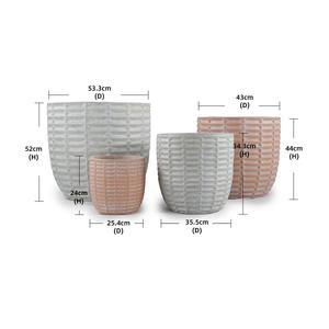 Maceta de Cerámica para Jardín, Resistente a la Humedad y Transpirable, para Plantas Tropicales - Product Image 4