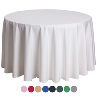 Luxedevin 60 120 pouces rond noir blanc nappe nappe mariage nappes rondes pour les événements de mariage fête