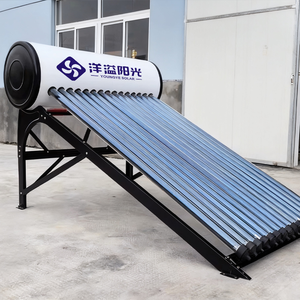 Chauffe-eau solaire pressurisé à caloducs pour toiture, système de chauffage de l'eau par énergie gratuite - Product Image 2