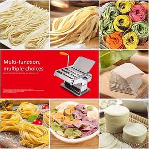 Machine à pâtes manuelle professionnelle en acier inoxydable - Outils <span class=keywords><strong>de</strong></span> pâtisserie et <span class=keywords><strong>de</strong></span> boulangerie écologiques - Product Image 3