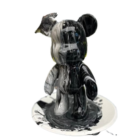 Ours Fluide Créatif Direct d'Usine, Ours Graffiti DIY Mode pour Enfants, à Verser, Surface Givrée, Tailles 18cm/23cm/33cm/53cm, DIY