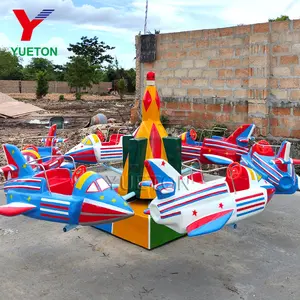 لعبة ركوب الأطفال الكهربائية الصغيرة كرزيل الطائرة المري تحلق حول الكرزيل للبيع ركوب الأطفال في ساحة المعرض