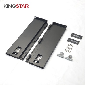 Đôi Tường Ngăn Kéo Bảng Điều Khiển Bên 14Mm 2D Có Thể Điều Chỉnh Kim Loại Mỏng Hộp Ngăn Kéo Hệ Thống Cho Phòng Ngủ Nhà Bếp Văn Phòng - Product Image 3