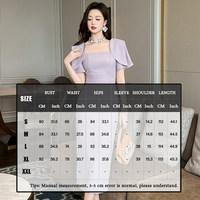 ZYHT 9822 haute qualité robes d'été femmes décontracté bouffée à manches courtes mince affaires carrière robes élégantes dames robe de bureau