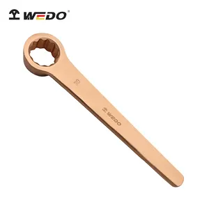 WEDO Wrench Non-Sparking Single Box Convex Wrench Spanner Aluminium Bronze/Beryllium Copper BAM & FM Certificate