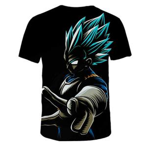 Nuova T-shirt da Uomo 2023, Moda Estiva Dragon Ball DBZ, Bulma, Super Saiyan Vegeta, Stampa 3D, Maglietta Goku per Bambini, T-shirt <span class=keywords><strong>Anime</strong></span> Giapponese - Product Image 2
