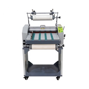 Thermal <strong>A3</strong> A4 Double Sides 375mm Documents <strong>Laminating</strong> <strong>Machine</strong> Automatic Heated Cold Roll Laminator Machinery with Conyevor Belt