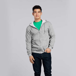 Sweat <span class=keywords><strong>à</strong></span> capuche pour hommes, pull noir, personnalisé, fermeture éclair, bon marché, vente en gros, 2020 - Product Image 3