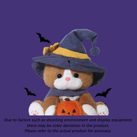 Peluche personnalisée de chat sorcier, certifiée CE CPC, fabricant de jouets en peluche, poupée de chat magique personnalisée