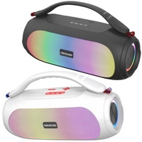 Liquidation de stock : 1000 pièces – Enceinte extérieure puissante 40W avec lumières RGB, caisson de basses Hi-Fi portable pour enceinte intelligente 5.3