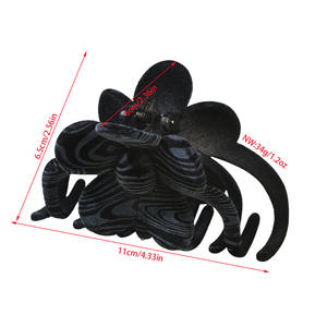 กิ๊บติดผมสำหรับผู้หญิงผมยาว ลายเสือดาว กิ๊บติดผมแบบยึดแน่น ใช้งานได้จริง กิ๊บ ABS แบบหนีบ - Product Image 4