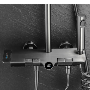 <span class=keywords><strong>Robinet</strong></span> de douche salle de bain <span class=keywords><strong>robinet</strong></span> de douche de pluie avec affichage numérique, colonne de douche de pluie, <span class=keywords><strong>robinet</strong></span> de Bidet 25C/30CM arrosoir - Product Image 2