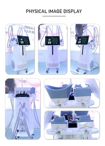 Macchina per <span class=keywords><strong>Crioterapia</strong></span> 360 4D in Silicone per Efficace Perdita di Grasso, Dispositivo a 4 Manipoli, Riduzione del Doppio Mento, Spazzola per Pulizia Mani e Viso - Product Image 5