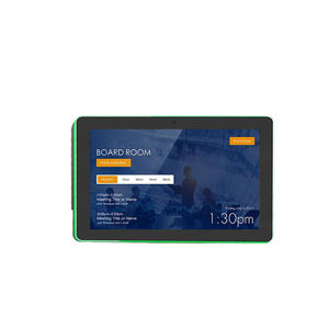 Custom 10 10.1 13.3 15.6 pollici POE RFID NFC Android Tablet con LED RGB barra luminosa per sala conferenze <span class=keywords><strong>prenotazione</strong></span> - Product Image 1
