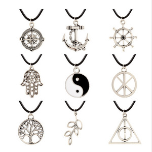 Collier doré en alliage de métal, <span class=keywords><strong>pendentif</strong></span> signe de lune, bijoux 2020 - Product Image 2
