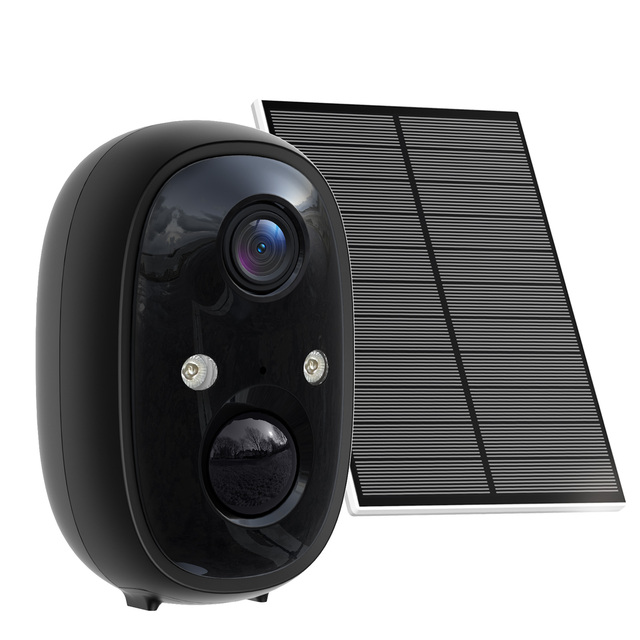 WESECUU 3MP Solar Security Camera Wireless Outdoor Solar/Battery Powered Camera for Home Security With Solar Panel