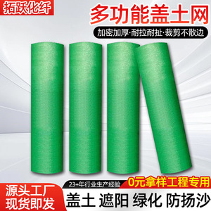 Tuoyue Soil Cover Netting 6-Needle Dense Green Polyethylene Anti-UV Construction Mining Coal Yard Sand Covering Net - Product Image 5