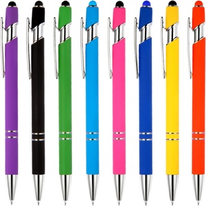 Custom Logo 2 in 1 Touch Screen Luxury Ballpoint <b>Pen</b> with Stylus Tip Eco-Friendly Metal Promotional <b>Gift</b> Low Price Ballpoint <b>Pen</b> - Product Image 1