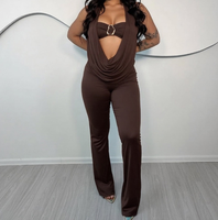 GX25038 Nouvelle Collection Été 2025 – Ensemble 2 Pièces Tendance pour Femme : Combinaison Unique Bustier et Décolleté Plongeant en V