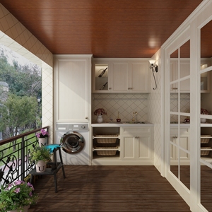 Mueble de Lavadero Impermeable de Diseño Moderno de Alta Gama YALIG para Lavadora - Product Image 3