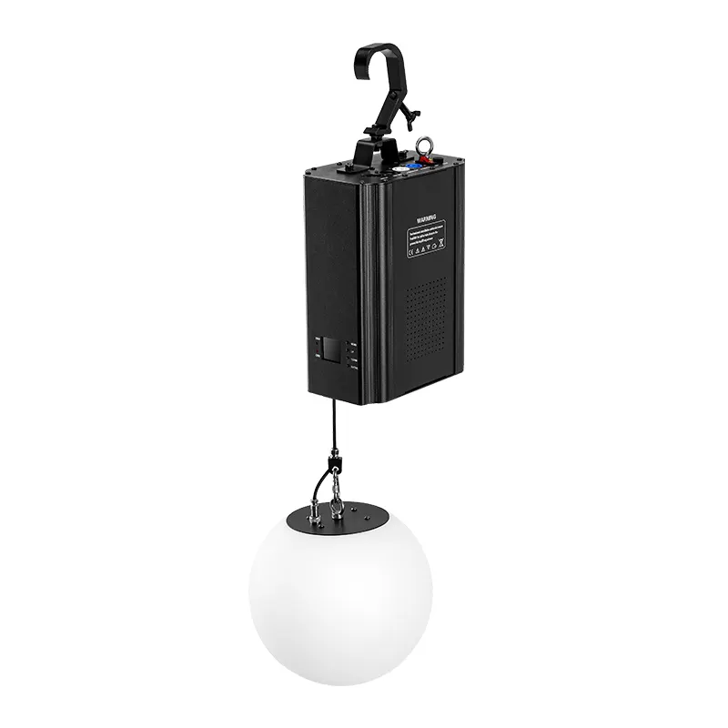 Stage Show LED Lift Ball System verricello sollevamento Celling effetti 3d Rgb Dmx Led Kinetic Ball Light