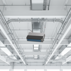 Sistema de Aquecimento HVAC Horizontal Oculto em Aço Galvanizado Recém-Lançado, Unidade de Ventilação Multifuncional Fina, Popular em Formato Quadrado - Product Image 1
