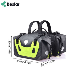 Bolsa de Equipaje Impermeable <span class=keywords><strong>para</strong></span> <span class=keywords><strong>Bicicleta</strong></span> y Motocicleta de Lona de PVC 500D, Altamente Resistente a Desgarros <span class=keywords><strong>para</strong></span> Viajes y Deportes al Aire Libre - Product Image 3