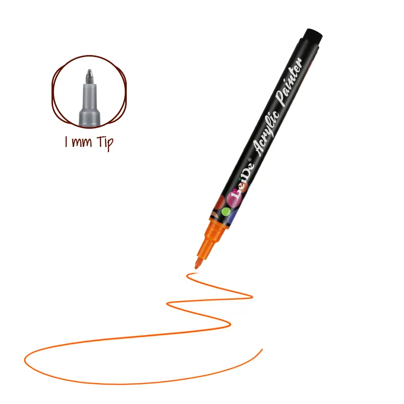 Sıcak satış e-ticaret 0.7mm akrilik boya kalemi kalem