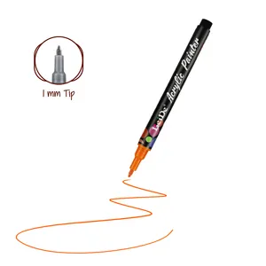 Offre Spéciale e-commerce 0.7mm stylo marqueur de peinture acrylique