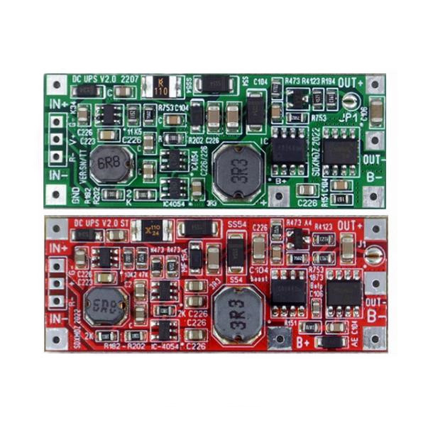 12W DC UPS V2.0 SN Version/ST Version DC9V/12V Power supply module Unlimited capacity version/Uninterruptible power supply board