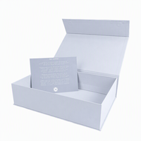 Boîtes d'emballage rigides en carton personnalisées haut de gamme avec paillettes, insert magnétique en satin, boîte cadeau doublée de satin à l'intérieur