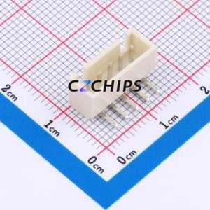 BX-HA2.54-5PWZ-GW Wire-to-Board Pin Header Bent Lead Through Hole,P=2.5mm Connector 1x5P 2.5mm Right Angle Insert 5P - Product Image 1