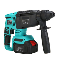 Perceuse à percussion rotative sans fil, sans balais, rechargeable 220V, qualité industrielle, compatible OEM pour la construction et la rénovation