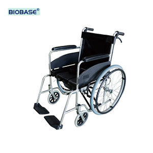 BIOBASE Silla <span class=keywords><strong>de</strong></span> <span class=keywords><strong>ruedas</strong></span> manual <span class=keywords><strong>para</strong></span> pacientes en <span class=keywords><strong>casa</strong></span> silla <span class=keywords><strong>de</strong></span> <span class=keywords><strong>ruedas</strong></span> plegable <span class=keywords><strong>de</strong></span> PU silla <span class=keywords><strong>de</strong></span> <span class=keywords><strong>ruedas</strong></span> médica <span class=keywords><strong>para</strong></span> uso hospitalario - Product Image 3
