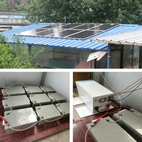 Convertisseur solaire hybride 3,6 kW associé à un pack de batteries 100 Ah pour une fonctionnement en mode double réseau et hors réseau