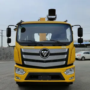 Foton 5tons platform wrecker truck 4x2 tow truck flat bed with crane