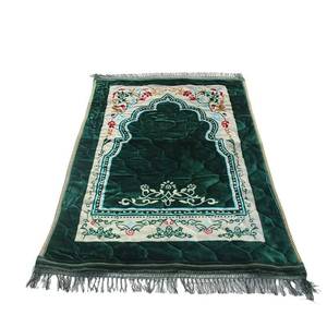 Alfombra de oración musulmana de alta calidad, chenilla Lux turca, Sajjadah Namaz Seccadesi. - Product Image 1