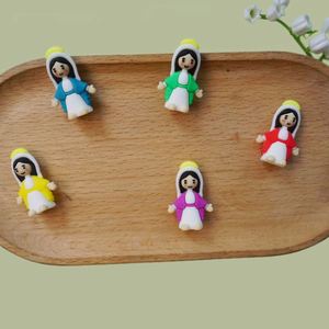 Figurine de bureau en plastique Notre-Dame de la Miséricorde, décoration de Pâques, best-seller transfrontalier, en stock, mignonne, style dessin animé, cadeau de maternité - Product Image 2