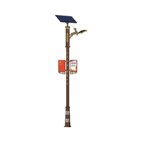 Nouveau panneau solaire à conversion élevée personnalisé VIVID intégré lampadaires solaires à LED avec écran LED
