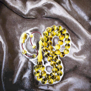 Tasbih personnalisé en résine acrylique écologique fait main de qualité supérieure, perles de prière islamiques, compteur de Zikr musulman, élégant et religieux - Product Image 3