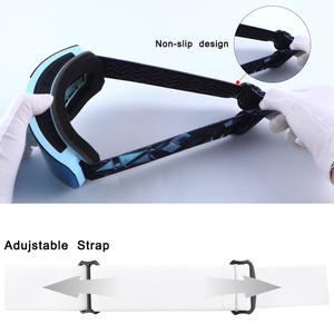 Protection UV400 personnalisée <span class=keywords><strong>TUP</strong></span> sans monture anti-buée magnétique triple couche éponges ski motoneige hiver neige lunettes de ski - Product Image 4