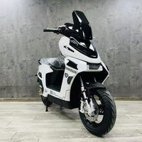 Sepeda Motor Listrik Kecepatan Tinggi 1200W 72V Streetbikes Skuter Moped Model Baru F1 Skuter Listrik Jarak Jauh