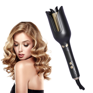 Xách Tay Tự Động Xoay Sóng Curling Sắt Phụ Nữ Của Gốm Điện Tóc <span class=keywords><strong>Curler</strong></span> Chuyên Nghiệp Curling Sắt Với LED Hiển Thị - Product Image 1