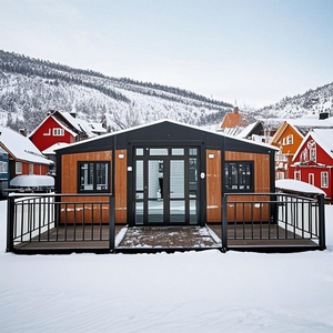 บ้านสำเร็จรูปหรูหราขนาด 20-40 ฟุต บ้านอัจฉริยะแบบคอนเทนเนอร์พร้อมฉนวนกันความร้อน ดีไซน์แบบขยายได้ - Product Image 4