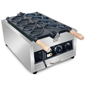 Machine à gaufres professionnelle en forme <span class=keywords><strong>de</strong></span> chaussures <span class=keywords><strong>Crocs</strong></span>, fer à gaufres électrique commercial - Product Image 3