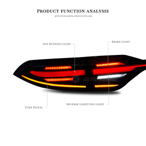 Hcmotionz phụ kiện phía sau đèn 2020-2024 tuần tự tín hiệu lần lượt bắt đầu lên hoạt hình đèn hậu cho TOYOTA chúng tôi Corolla - Product Image 6