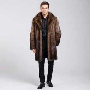 2022 Winter New Men's Mink Coat Mink Imitation Fur Men's Coat Wholesale Long Fur Coat Men - Product Image 1